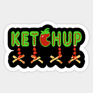 Ketchup and Fries Sticker